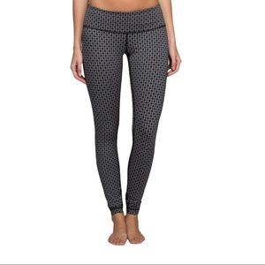 Lululemon Athletica Black and Silver Leggings